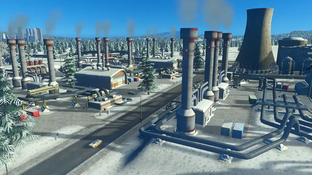 Geothermal power plants in Snowfall