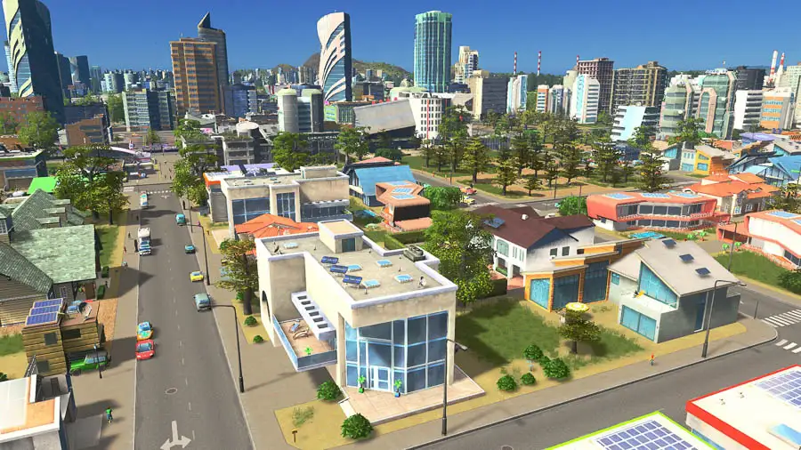 Mixed use residential area